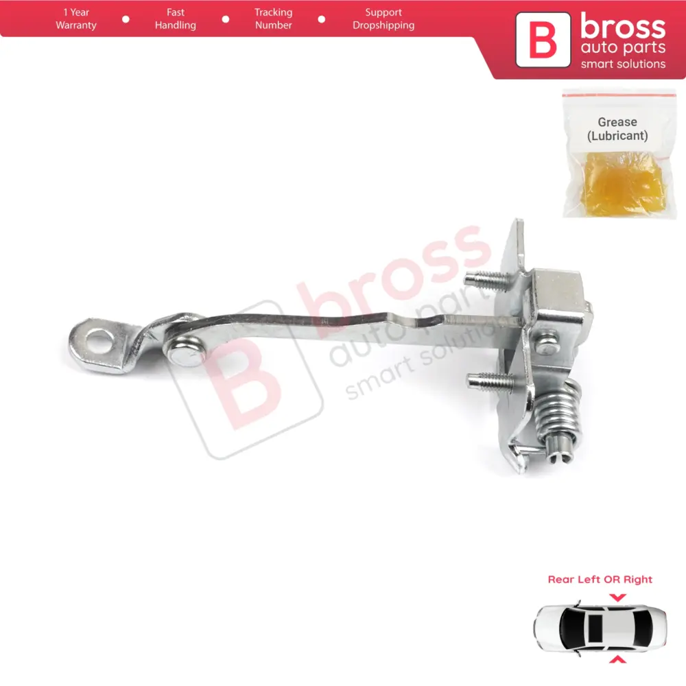Cerniera Fermo Cinghia Limitatore Porta Posteriore per Renault Megane MK1