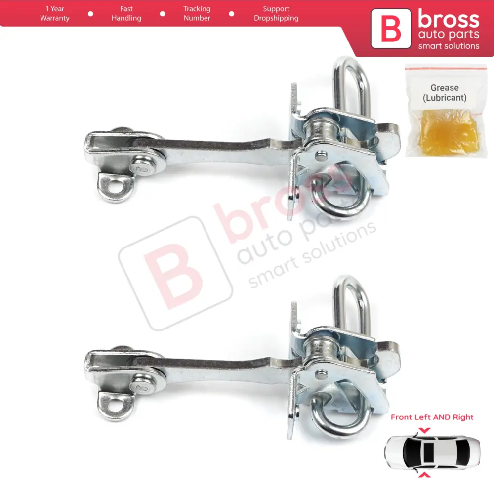 Cerniera Fermo Porta 2 Pezzi per Lancia Ypsilon MK2 843 2003-2011 3 Porte