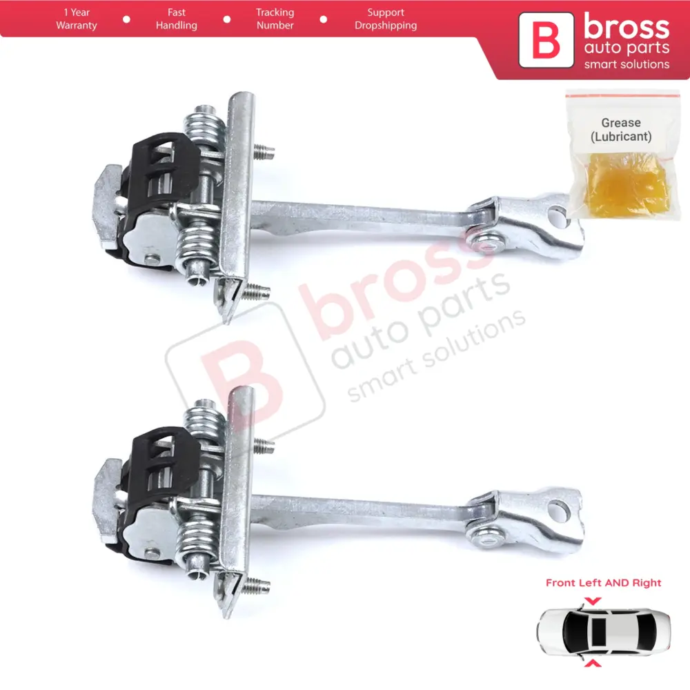 Cerniera Fermo Porta Anteriore 2 Pezzi per Citroën DS3 2009-2019