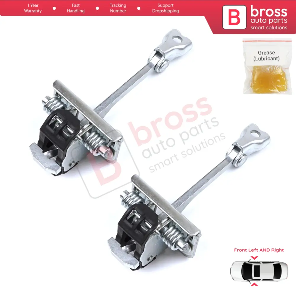 Cerniera Fermo Porta Anteriore 2 Pezzi per Citroën DS3 2009-2019