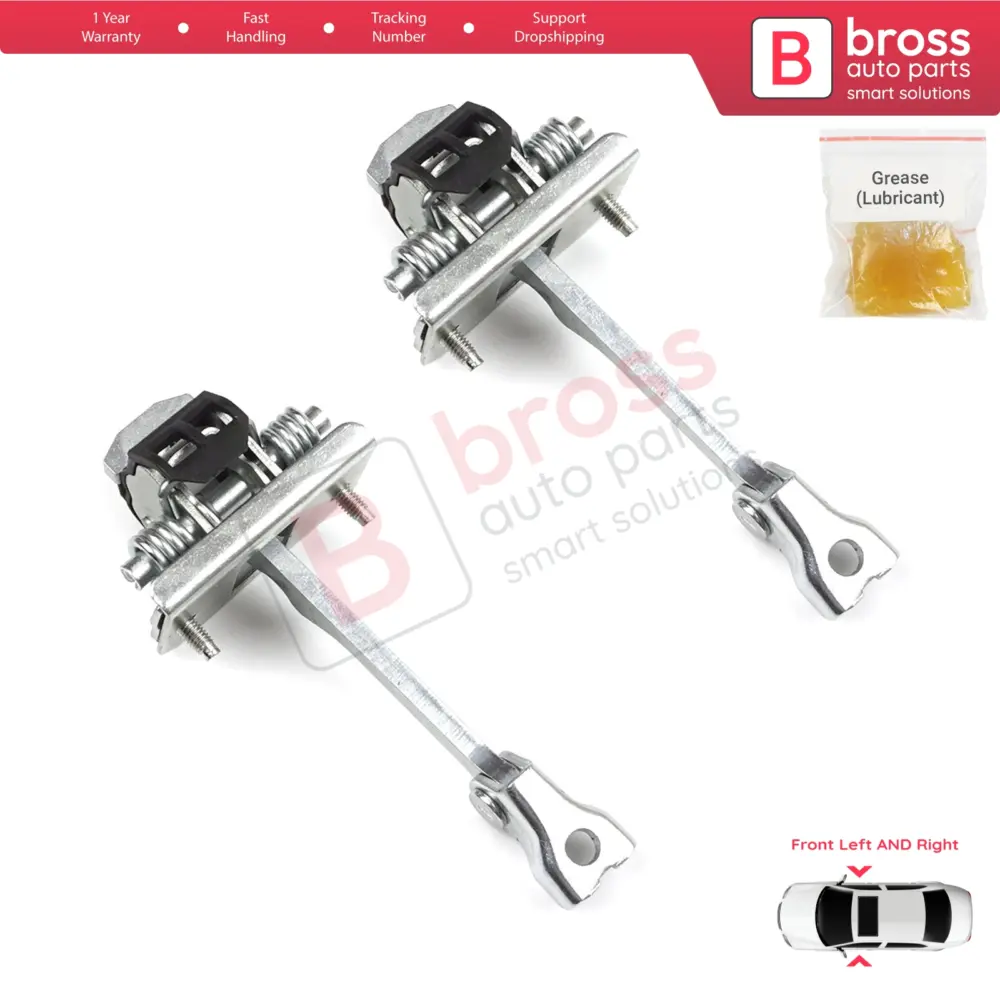 Cerniera Fermo Porta Anteriore 2 Pezzi per Citroën DS3 2009-2019
