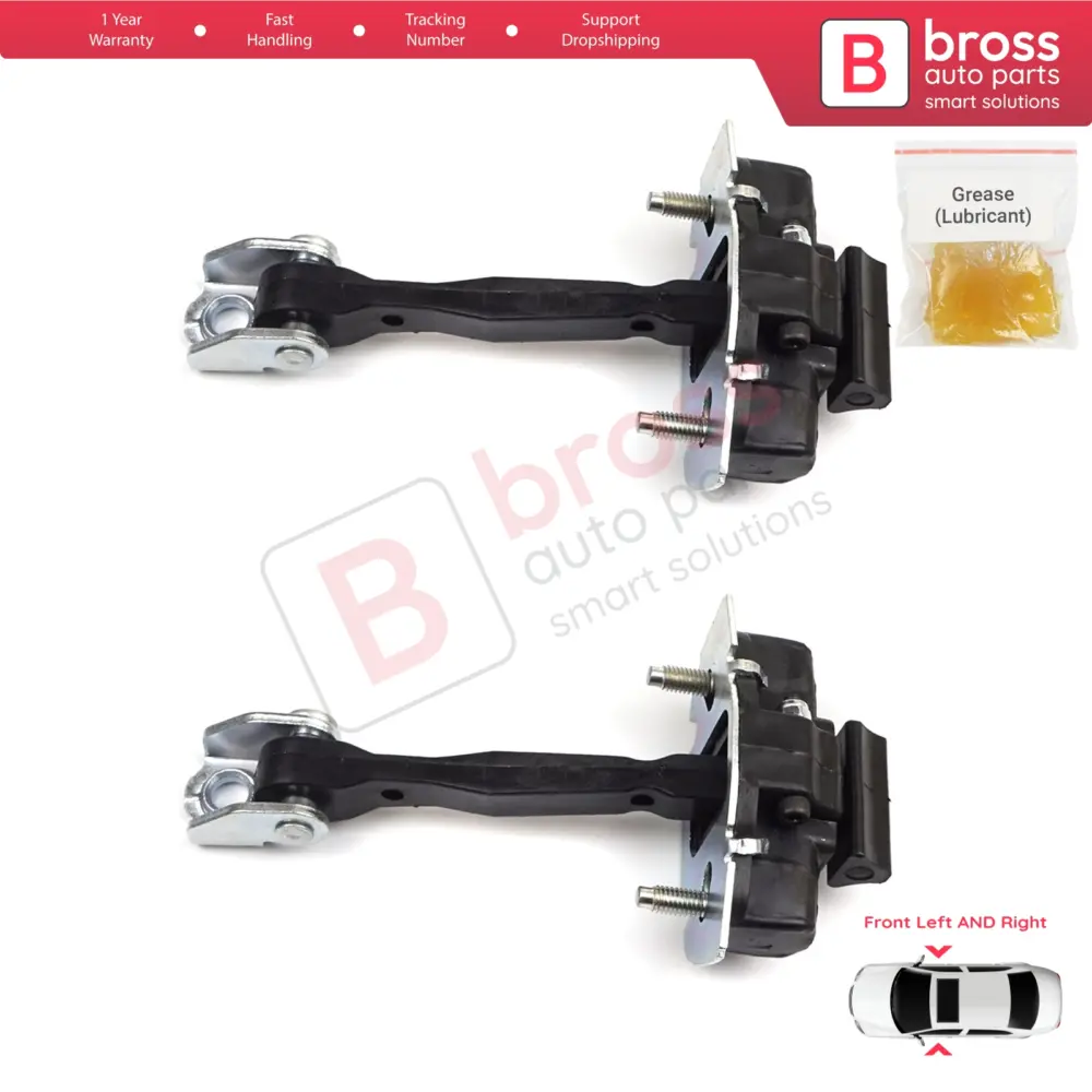 Cerniera Fermo Porta Anteriore 2 Pezzi per Fiat 500x 334 2014>
