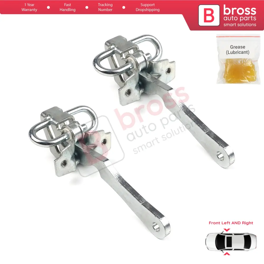 Cerniera Fermo Porta Anteriore 2 Pezzi per Fiat Ducato MK2 230 244 1994-2006