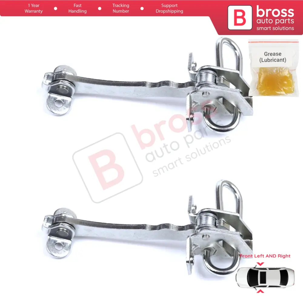 Cerniera Fermo Porta Anteriore 2 Pezzi per Fiat Stilo 192 2001-2010 4/5 Porte
