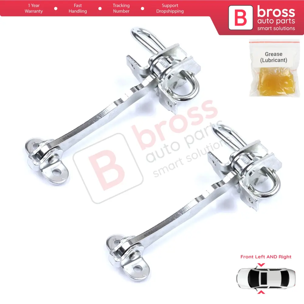 Cerniera Fermo Porta Anteriore 2 Pezzi per Fiat Stilo 192 2001-2010 4/5 Porte