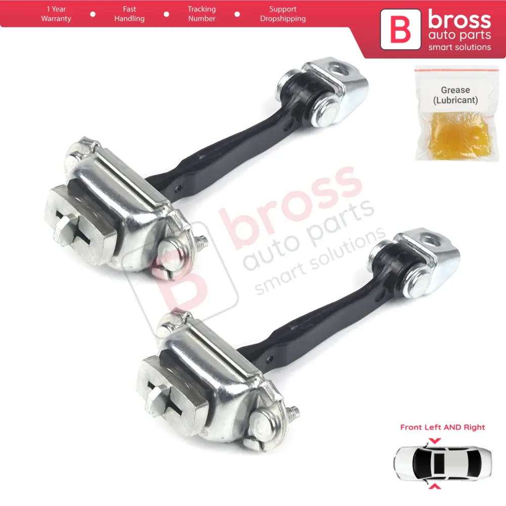 Cerniera Fermo Porta Anteriore 2 Pezzi per Ford Fiesta MK5 Jh Jd 2002-2008