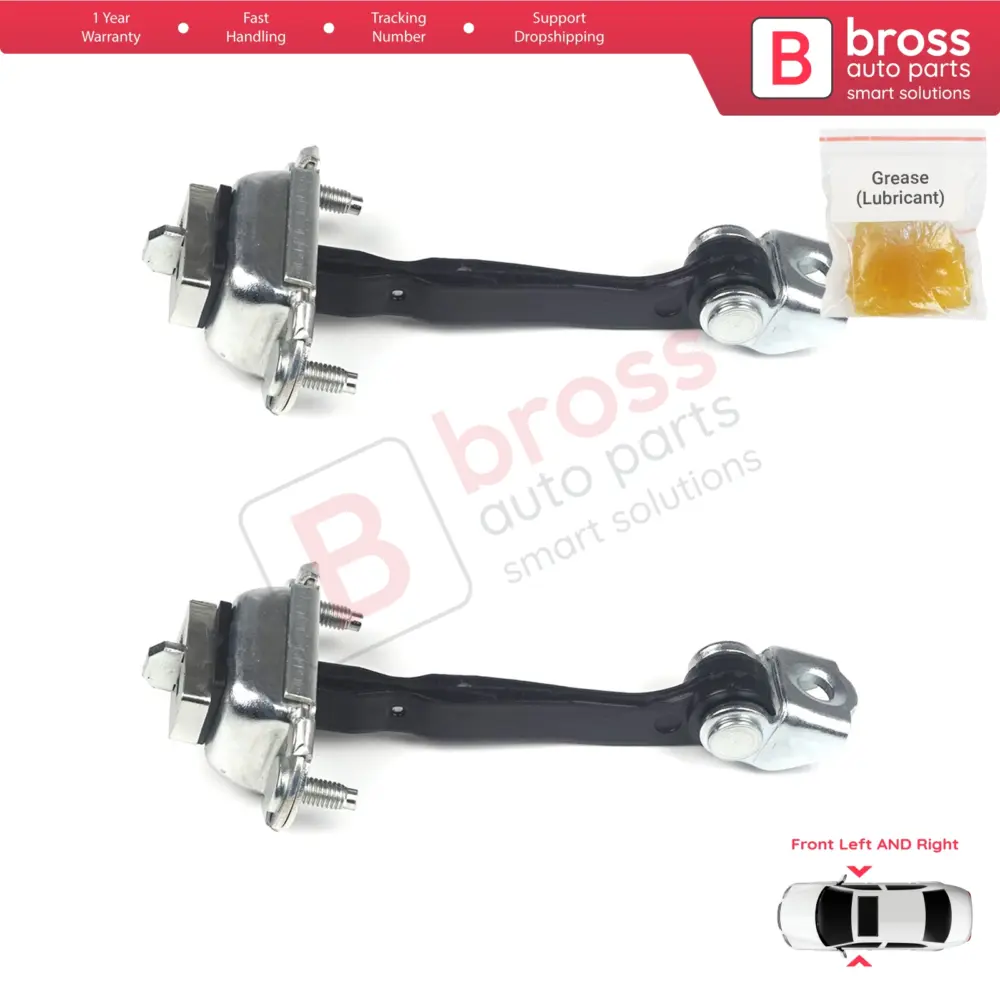 Cerniera Fermo Porta Anteriore 2 Pezzi per Ford Fiesta MK5 Jh Jd 2002-2008