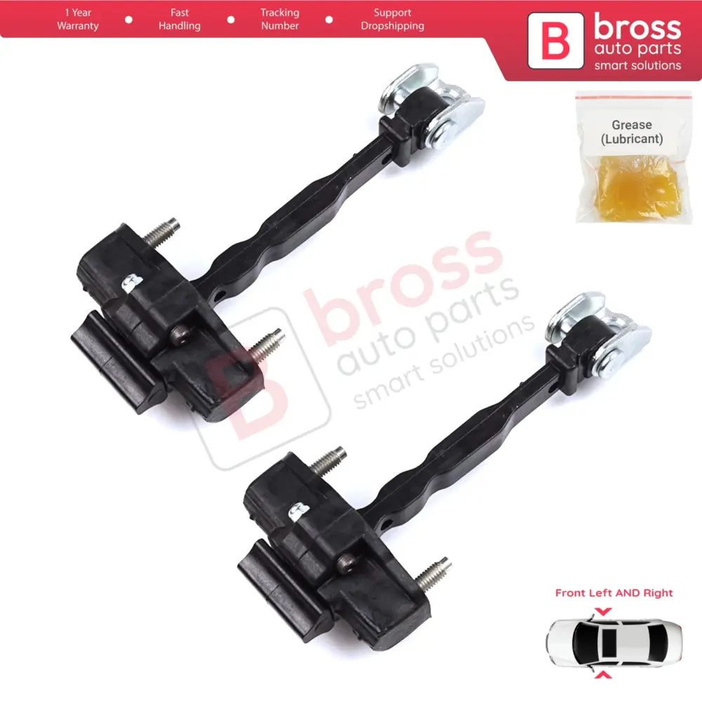 Cerniera Fermo Porta Anteriore 2 Pezzi per Peugeot 308 MK3 408 Crossover DS4