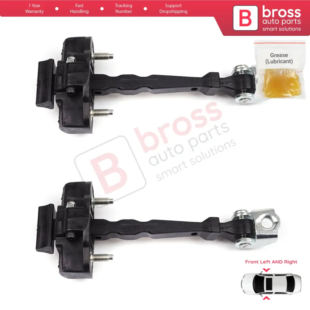 Cerniera Fermo Porta Anteriore 2 Pezzi per Renault Captur MK1 2013-2019