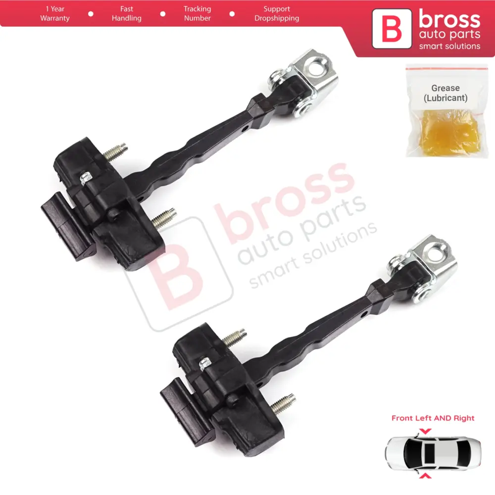 Cerniera Fermo Porta Anteriore 2 Pezzi per Renault Captur MK1 2013-2019