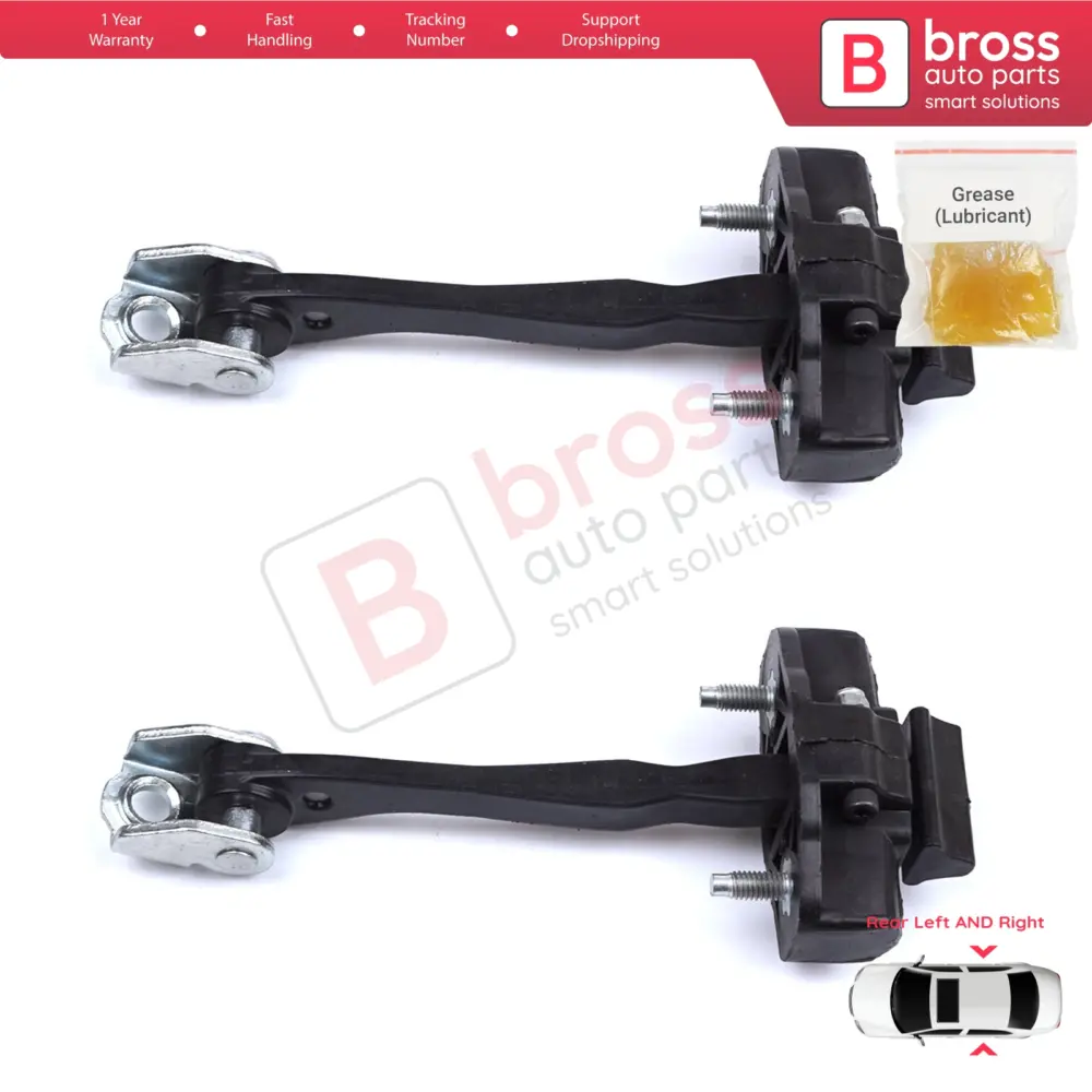 Cerniera Fermo Porta Posteriore 2 Pezzi per Alfa Romeo Giulietta 940 2010-2020