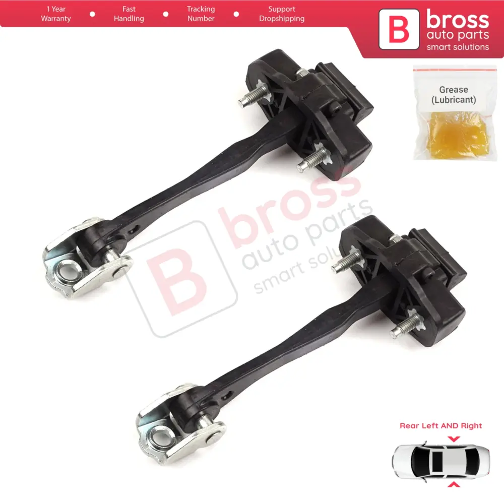 Cerniera Fermo Porta Posteriore 2 Pezzi per Alfa Romeo Giulietta 940 2010-2020