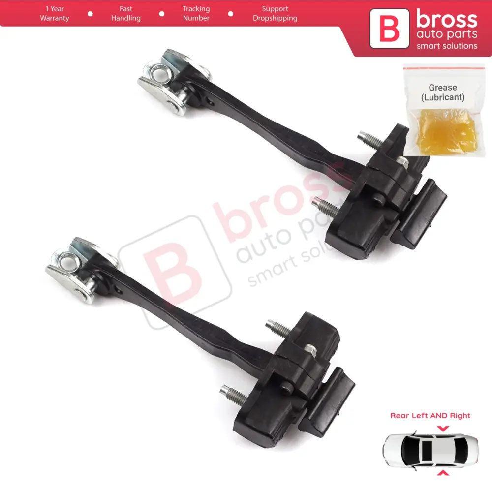 Cerniera Fermo Porta Posteriore 2 Pezzi per Alfa Romeo Giulietta 940 2010-2020