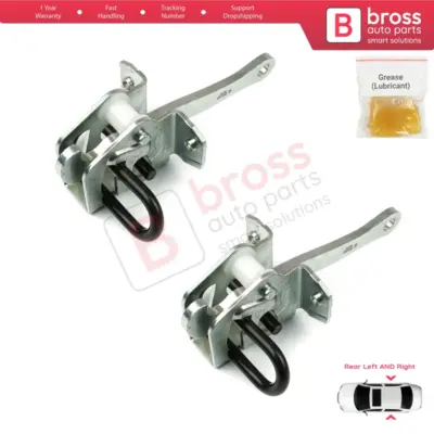 Cerniera Fermo Porta Posteriore 2 Pezzi per BMW Serie 3 E36 1990-1999