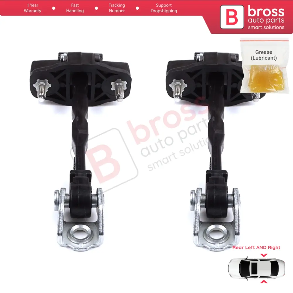 Cerniera Fermo Porta Posteriore 2 Pezzi per Citroën C4 C4X MK3 2020-on