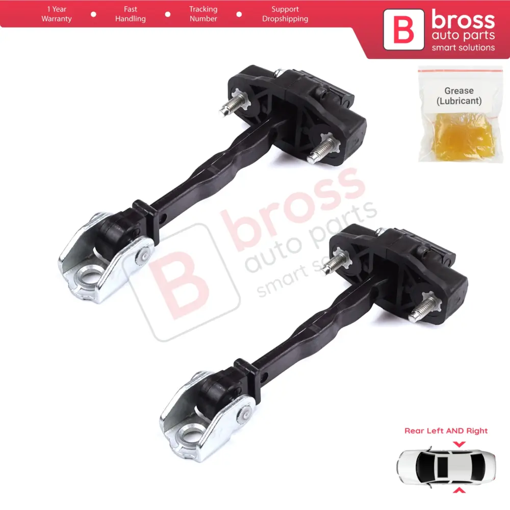Cerniera Fermo Porta Posteriore 2 Pezzi per Citroën C4 C4X MK3 2020-on
