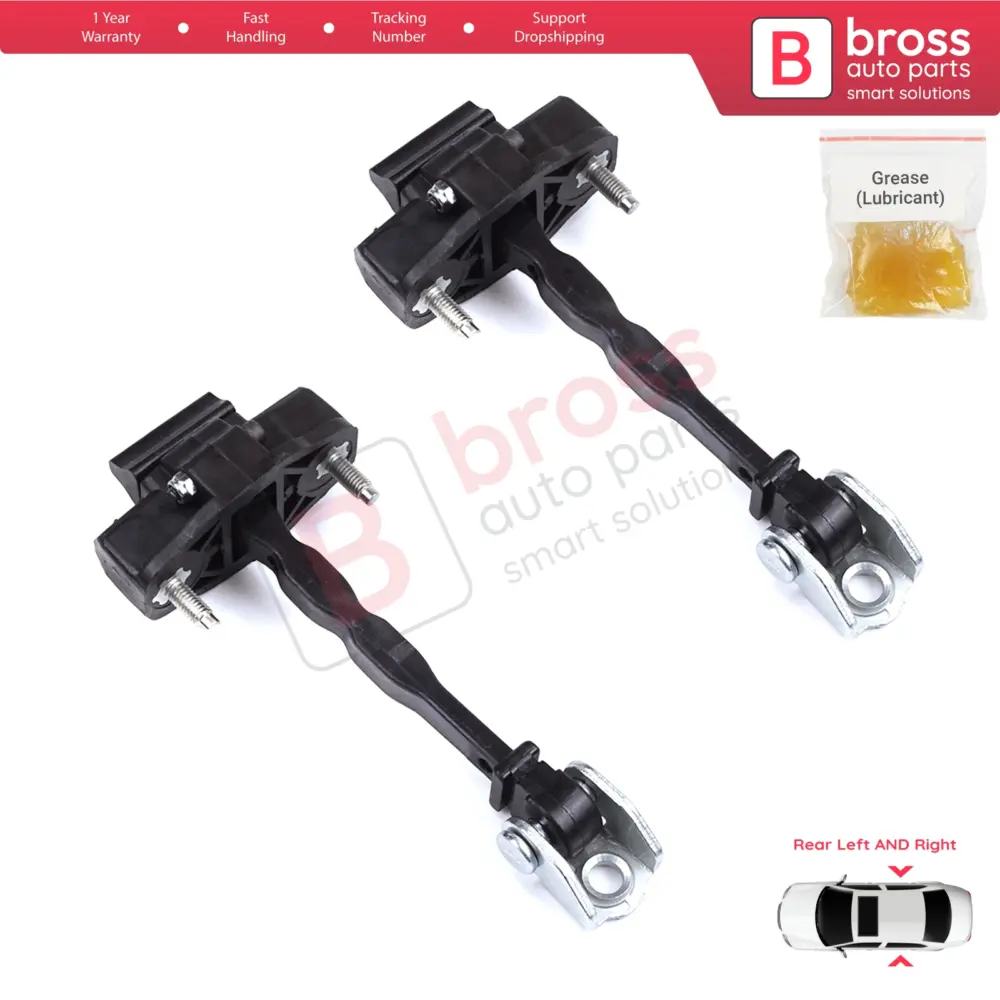 Cerniera Fermo Porta Posteriore 2 Pezzi per Citroën C4 C4X MK3 2020-on