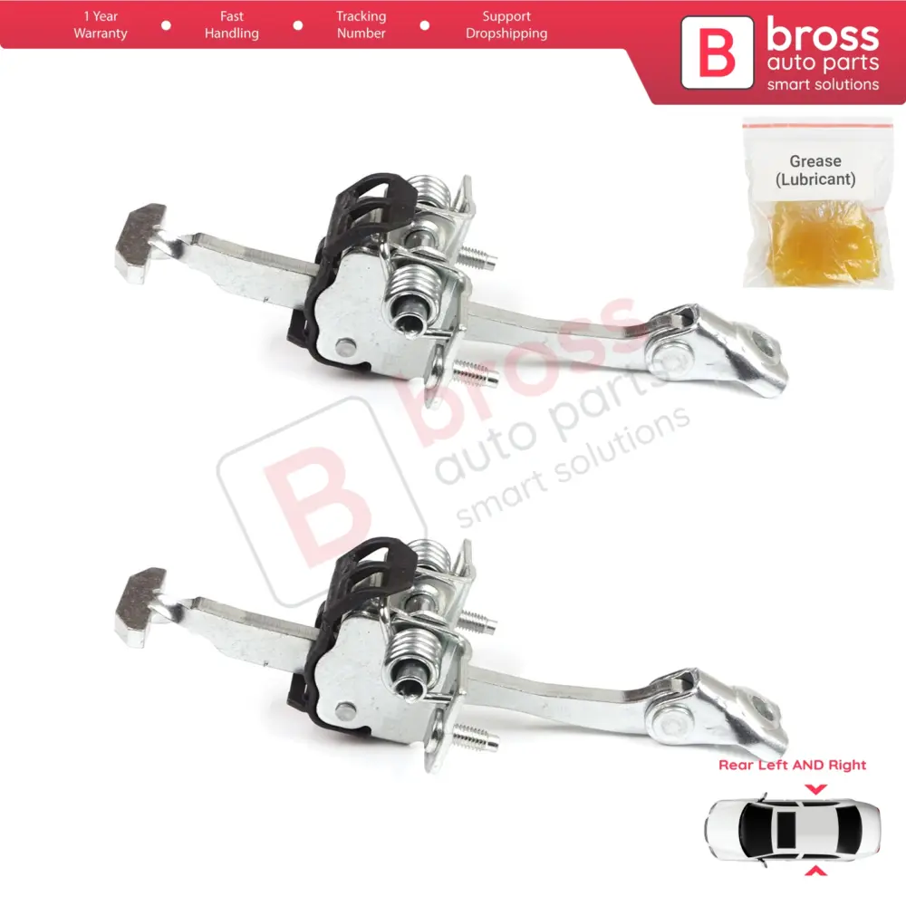 Cerniera Fermo Porta Posteriore 2 Pezzi per Citroën C4 Picasso MK1 Grand