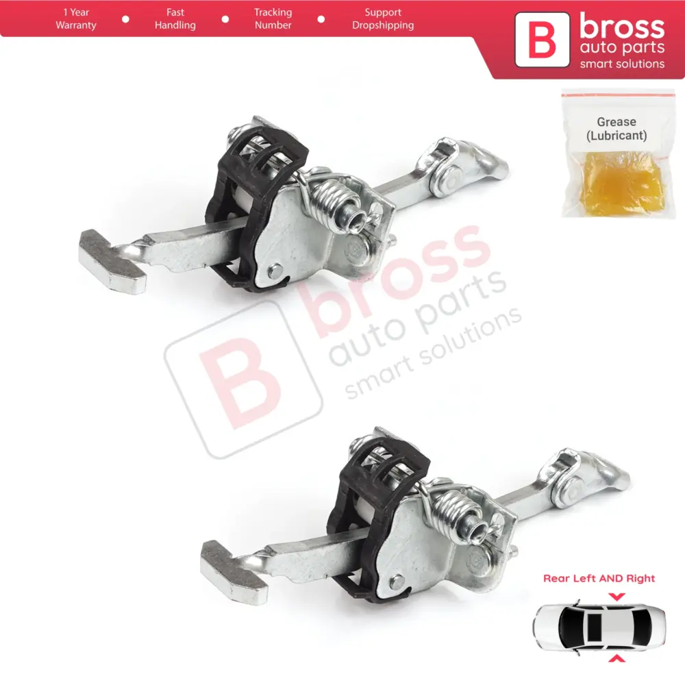 Cerniera Fermo Porta Posteriore 2 Pezzi per Citroën C4 Picasso MK1 Grand