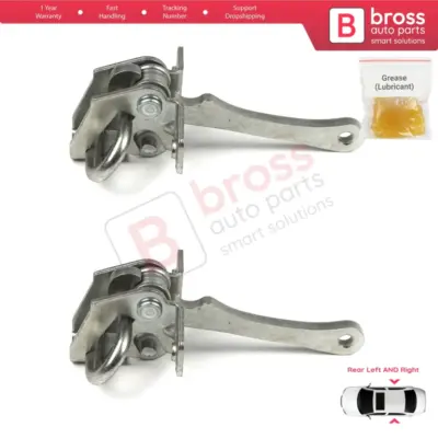 Cerniera Fermo Porta Posteriore 2 Pezzi per Fiat Bravo Brava 182 Marea 185 MK1