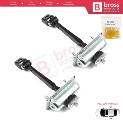 Cerniera Fermo Porta Posteriore 2 Pezzi per Opel Corsa D S07 2006-2014