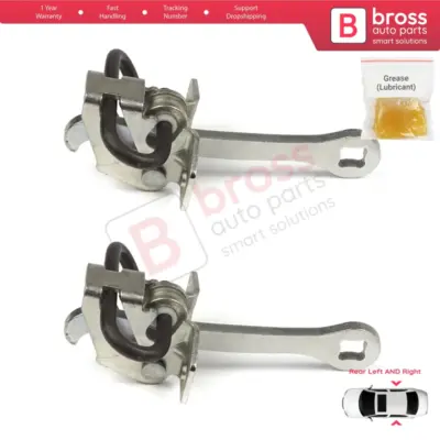 Cerniera Fermo Porta Posteriore 2 Pezzi per Opel Vectra B 1995-2002