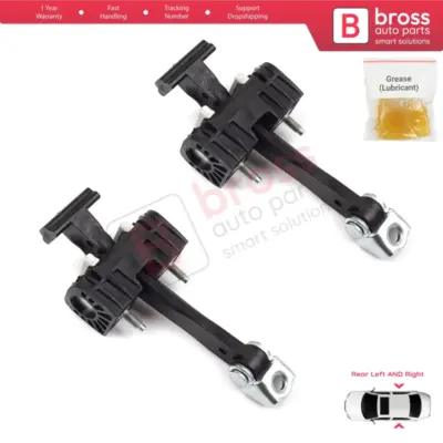 Cerniera Fermo Porta Posteriore 2 Pezzi per Opel Zafira B 2005-2014
