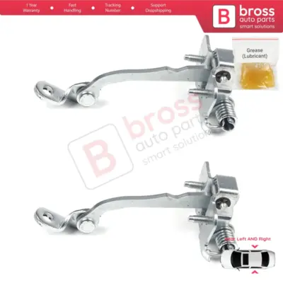 Cerniera Fermo Porta Posteriore 2 Pezzi per Peugeot 206 206+ 4/5 Porte