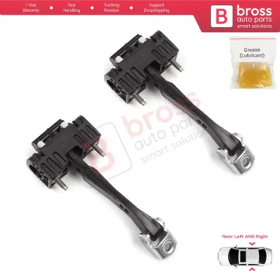 Cerniera Fermo Porta Posteriore 2 Pezzi per Peugeot 508 MK1 2010-2018