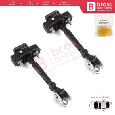 Cerniera Fermo Porta Posteriore 2 Pezzi per Renault Clio MK4 Bh/kh 2012-2021
