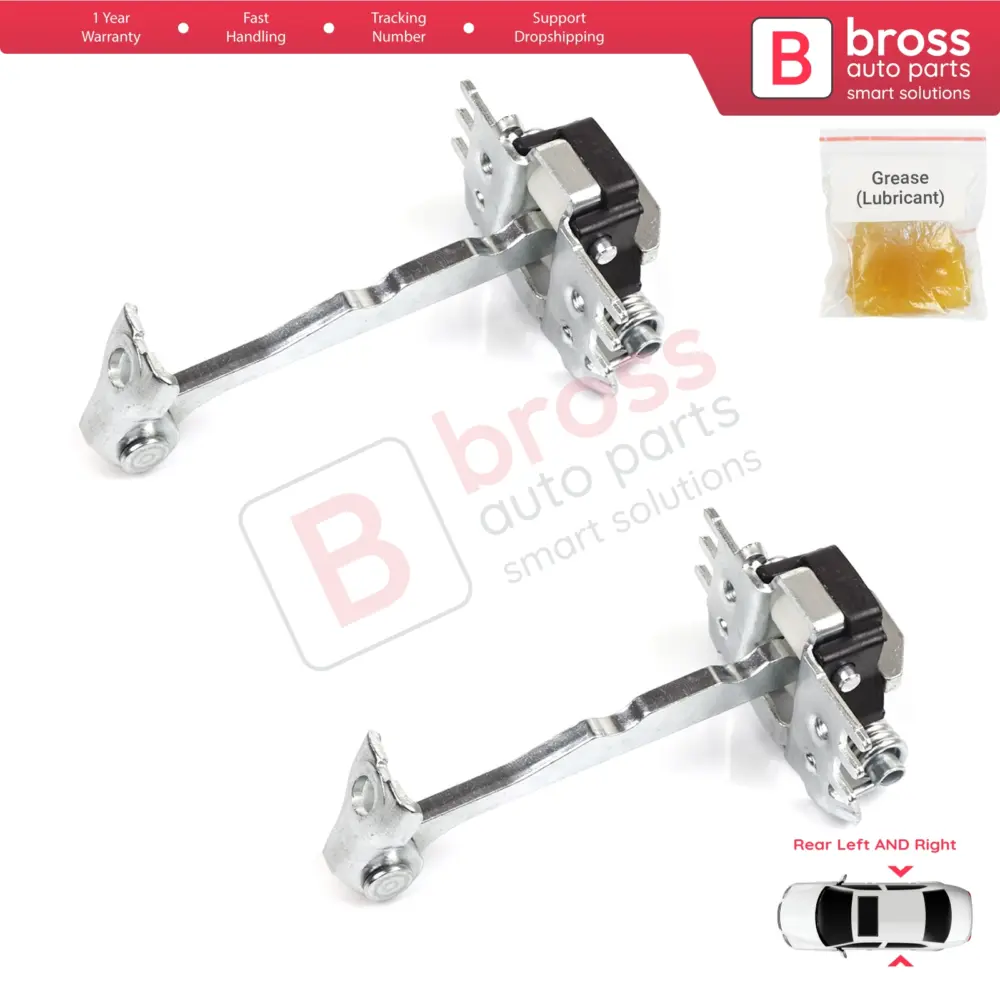 Cerniera Fermo Porta Posteriore 2 Pezzi per Renault Espace MK4 J81 Jk0/1