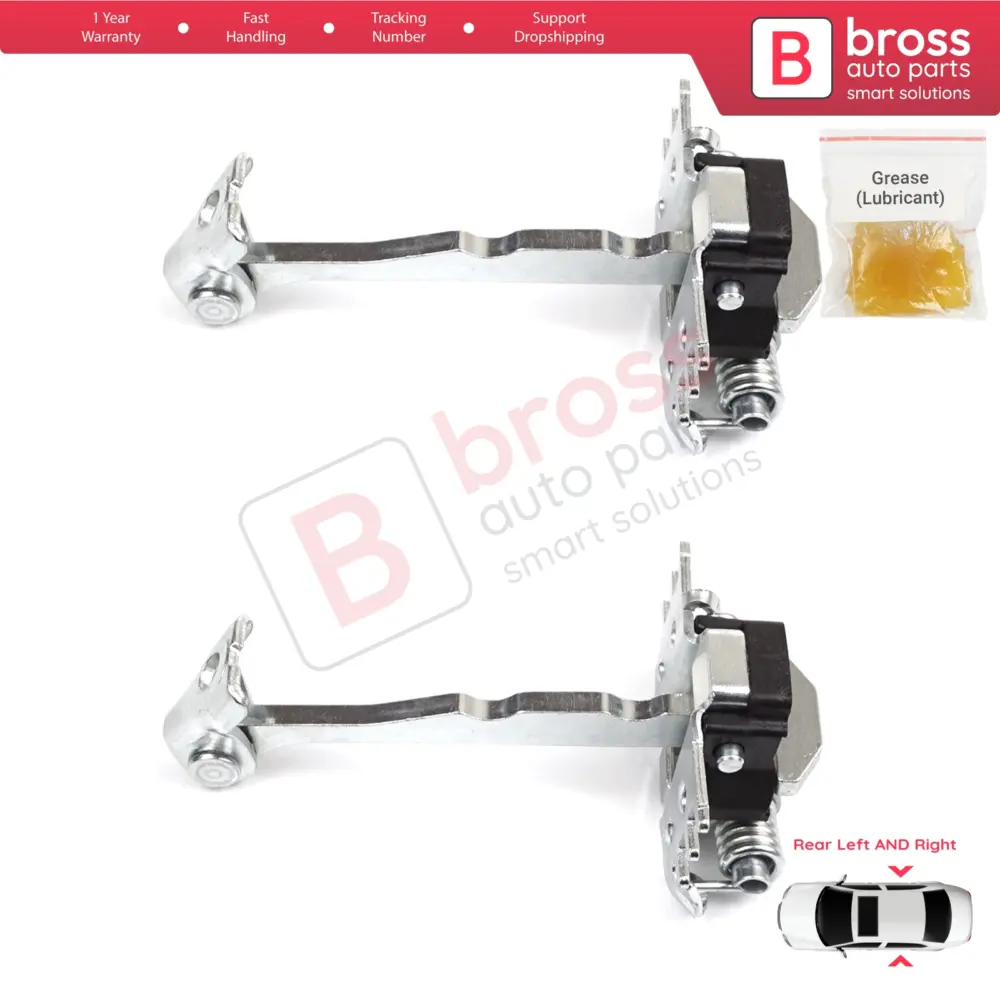 Cerniera Fermo Porta Posteriore 2 Pezzi per Renault Espace MK4 J81 Jk0/1