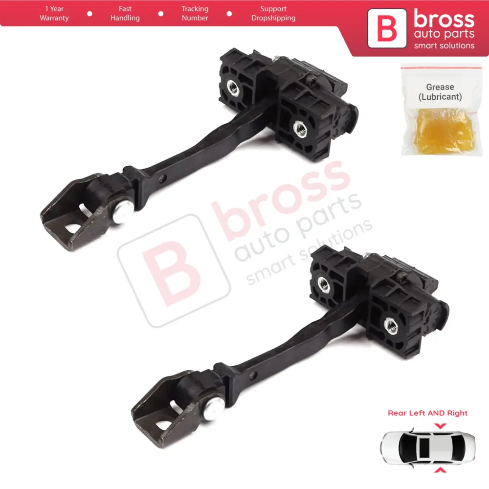 Cerniera Fermo Porta Posteriore 2 Pezzi per VW Polo MK5 6R 6C 2009-2022