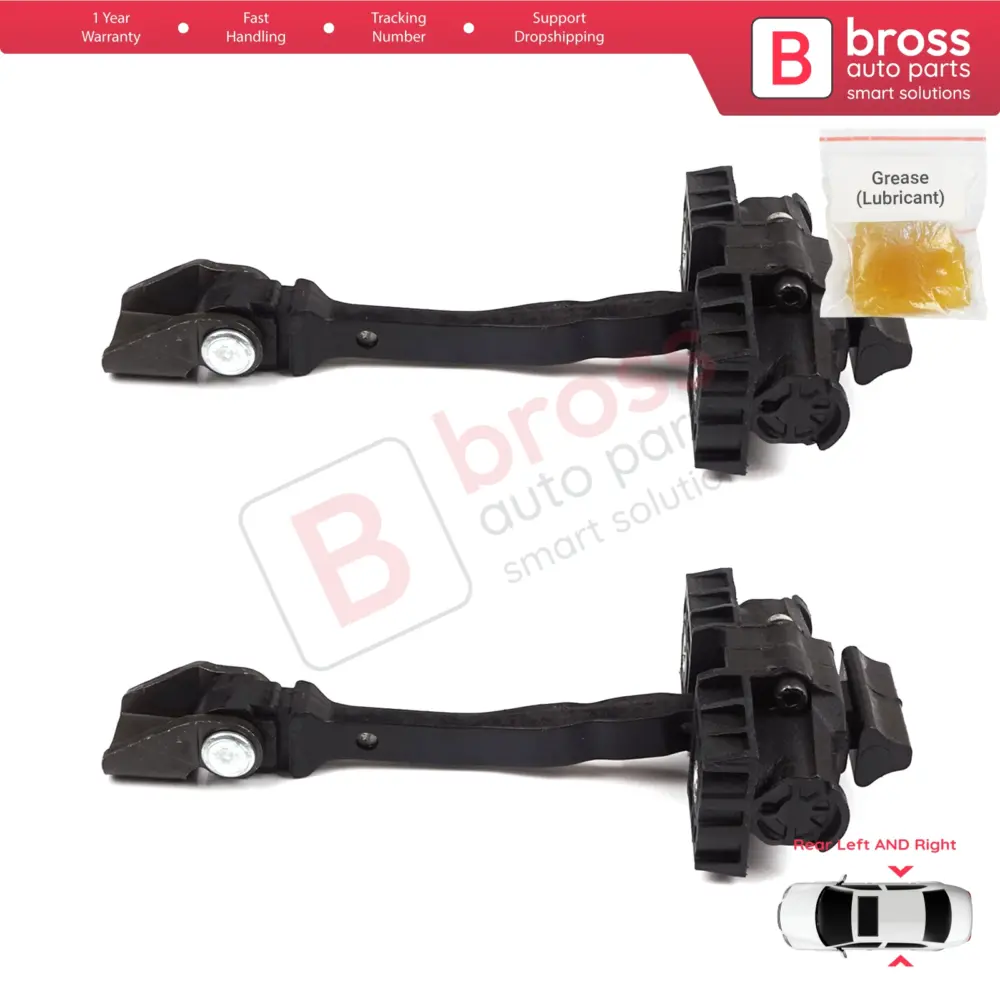 Cerniera Fermo Porta Posteriore 2 Pezzi per VW Polo MK5 6R 6C 2009-2022