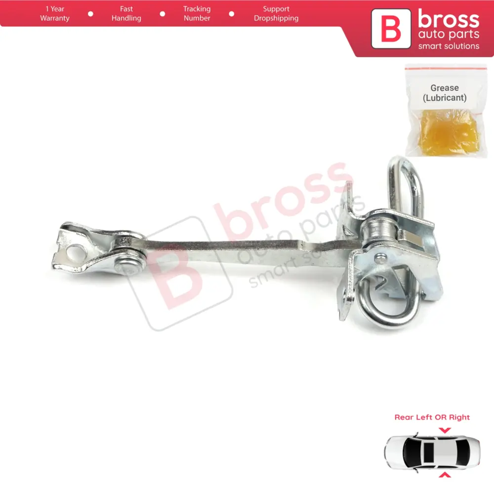 Cerniera Fermo Porta Posteriore Sinistro per Fiat Panda MK2 169 2003-2012