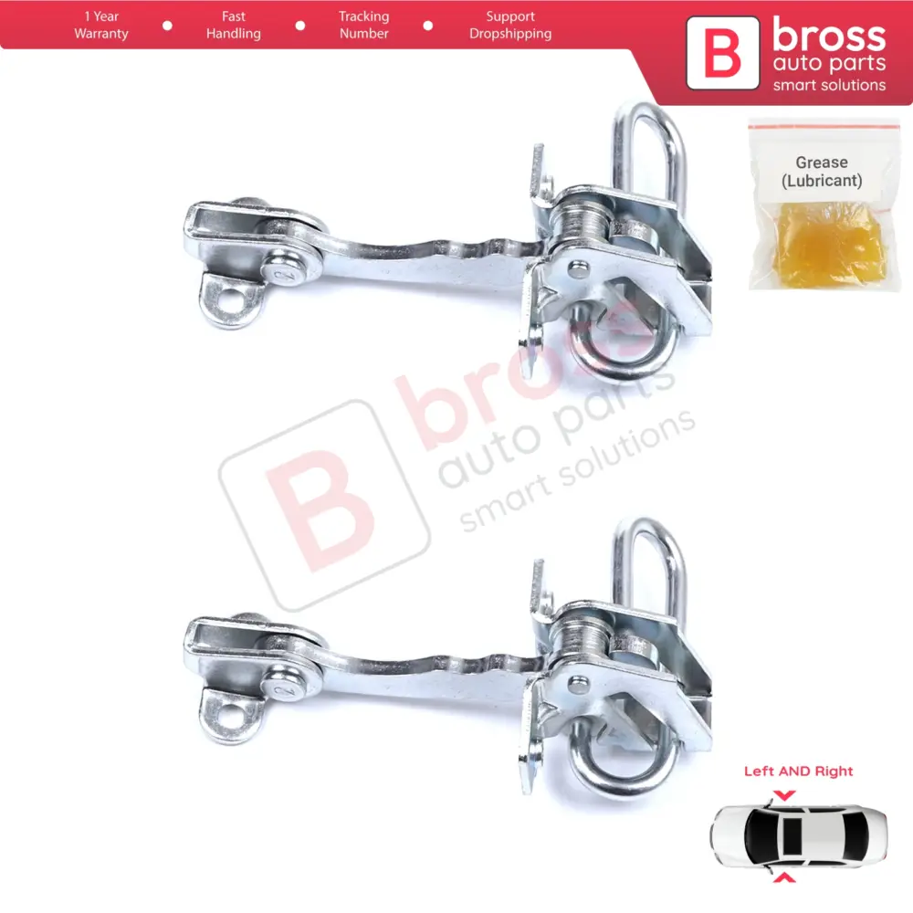 Cerniere Fermaporta 2 Pezzi per Fiat Punto MK2 188 3 Porte 1999-2012