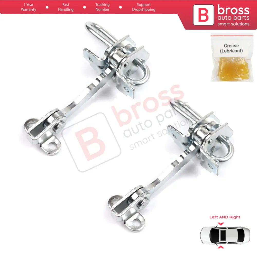 Cerniere Fermaporta 2 Pezzi per Fiat Punto MK2 188 3 Porte 1999-2012