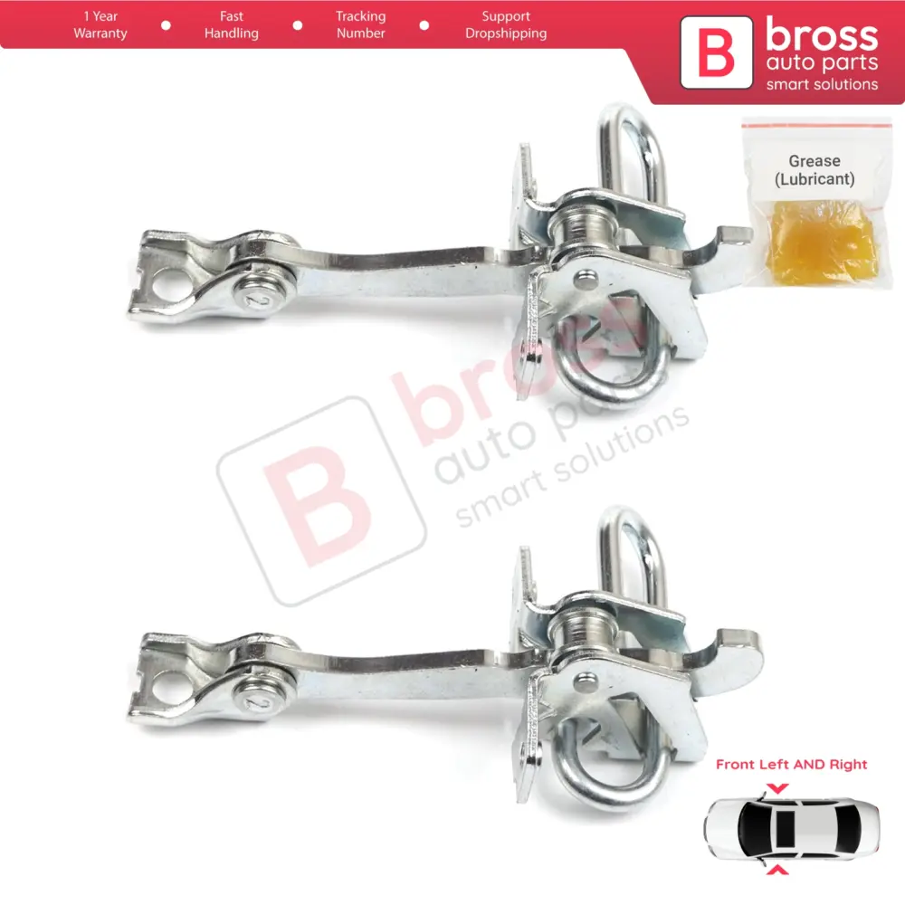 Cerniere Fermo Porta Anteriore 2 Pezzi per Fiat Panda MK2 169 2003-2012