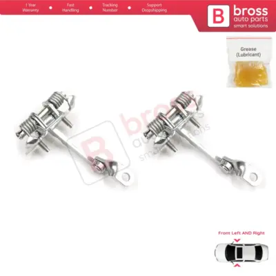 Cerniere Fermo Porta Anteriore 2 Pezzi per Peugeot 206 1998-2016 Hb Cc Sw