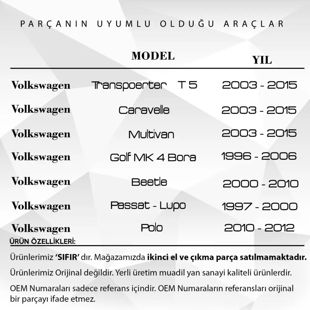 Chiusura Bracciolo Beige per Volkswagen T5, Golf 4, Passat (541475371)