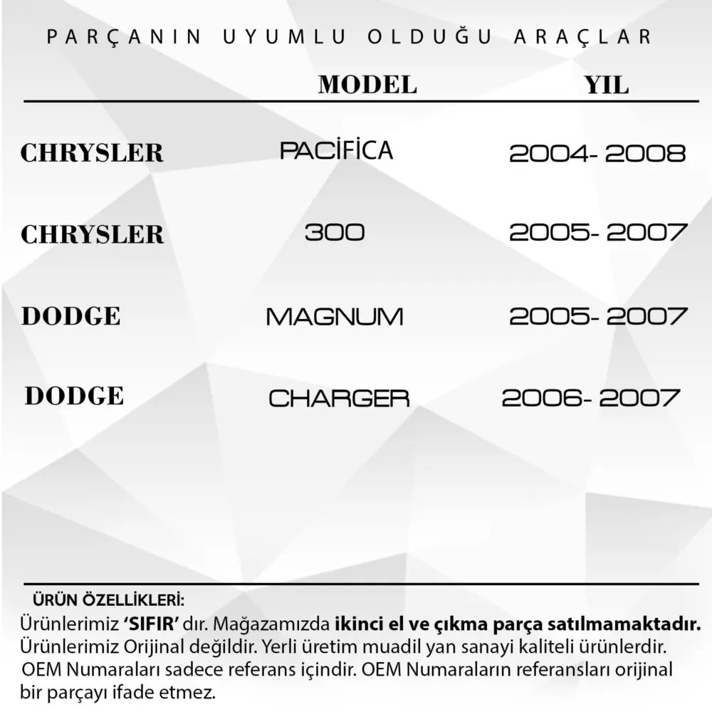 Cilindro di Bloccaggio Albero Accensione per Chrysler Dodge