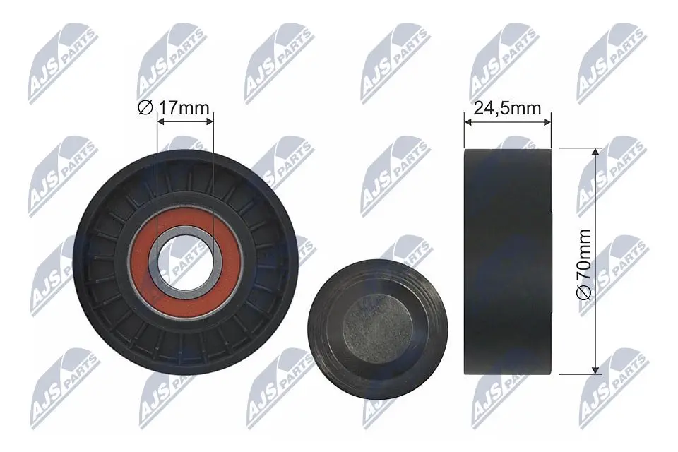 Cinghia Poly-v Tenditore Anteriore per Mitsubishi Colt Vi 08.04-06.12 Smart