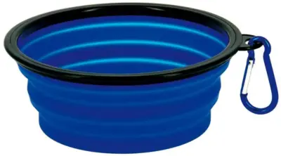 Ciotola pieghevole silicone portatile