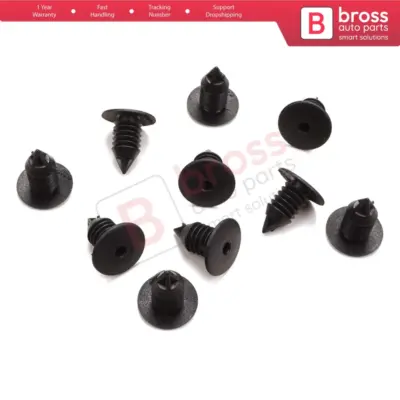 Clip a Spina M12 Testa 20 mm 10 Pezzi per Renault Fiat
