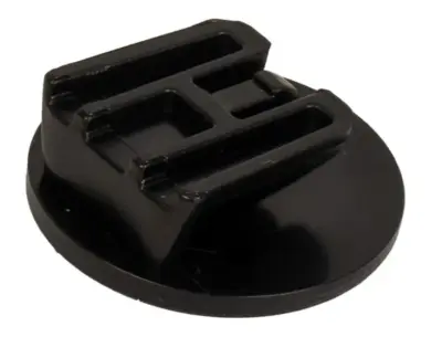 Clip adesiva nera supporto fissaggio accessorio Telepass compatibile resistente