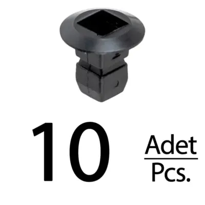 Clip Cofano 10 Pezzi per Volkswagen Jetta Bora IV