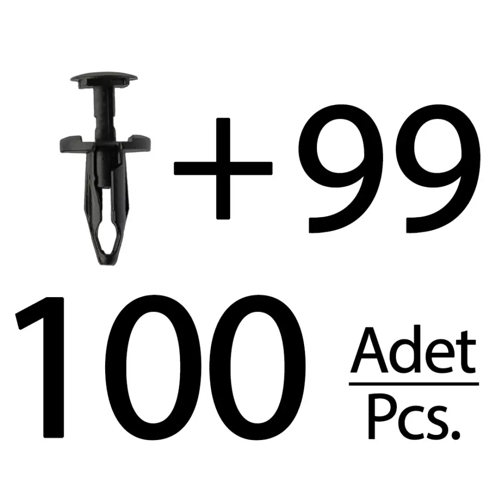 Clip Cofano per Opel - 100 Pezzi