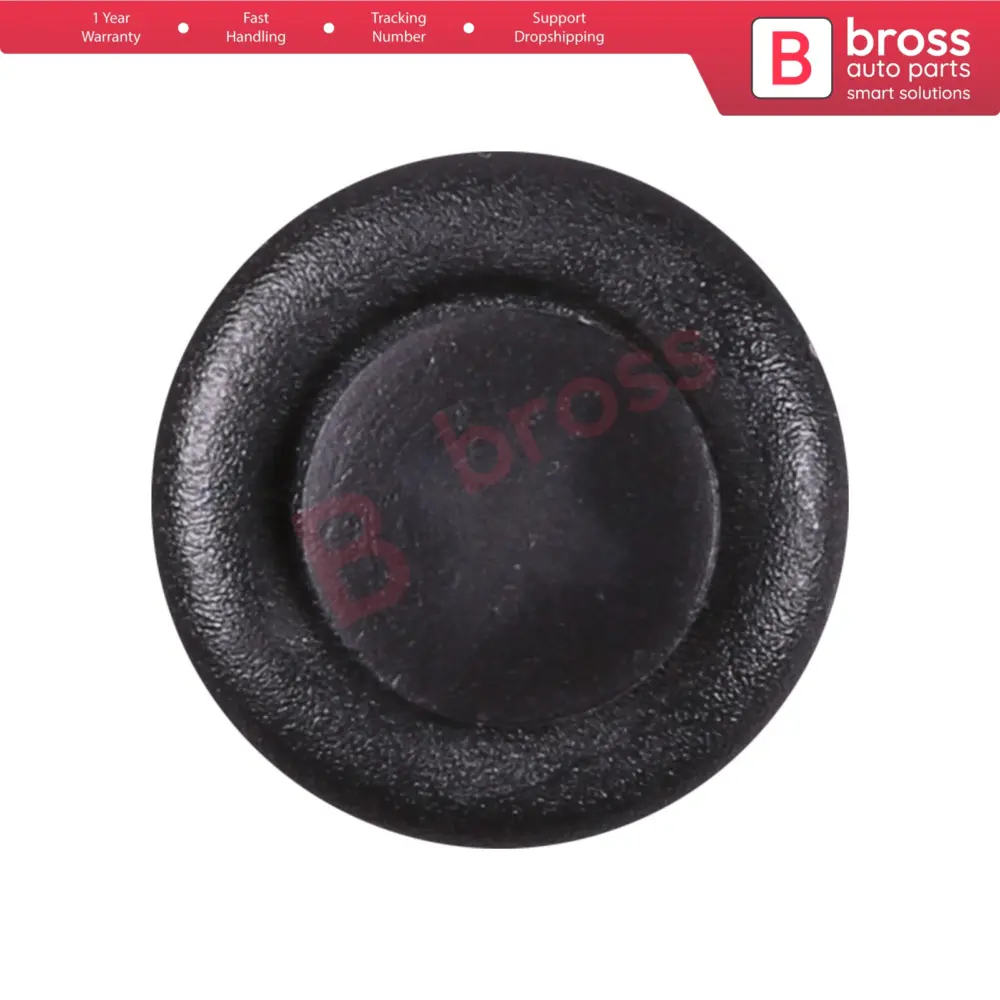 Clip Copertura Bagagliaio Nero Nylon 10 Pezzi per Mazda 13mm 5.8mm
