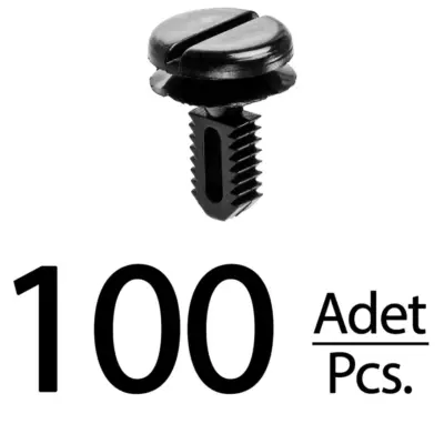 Clip di Fissaggio per BMW Serie 3 E30 E36 E93, 5 Serie E60, 7 Serie E32 - 100 Pz