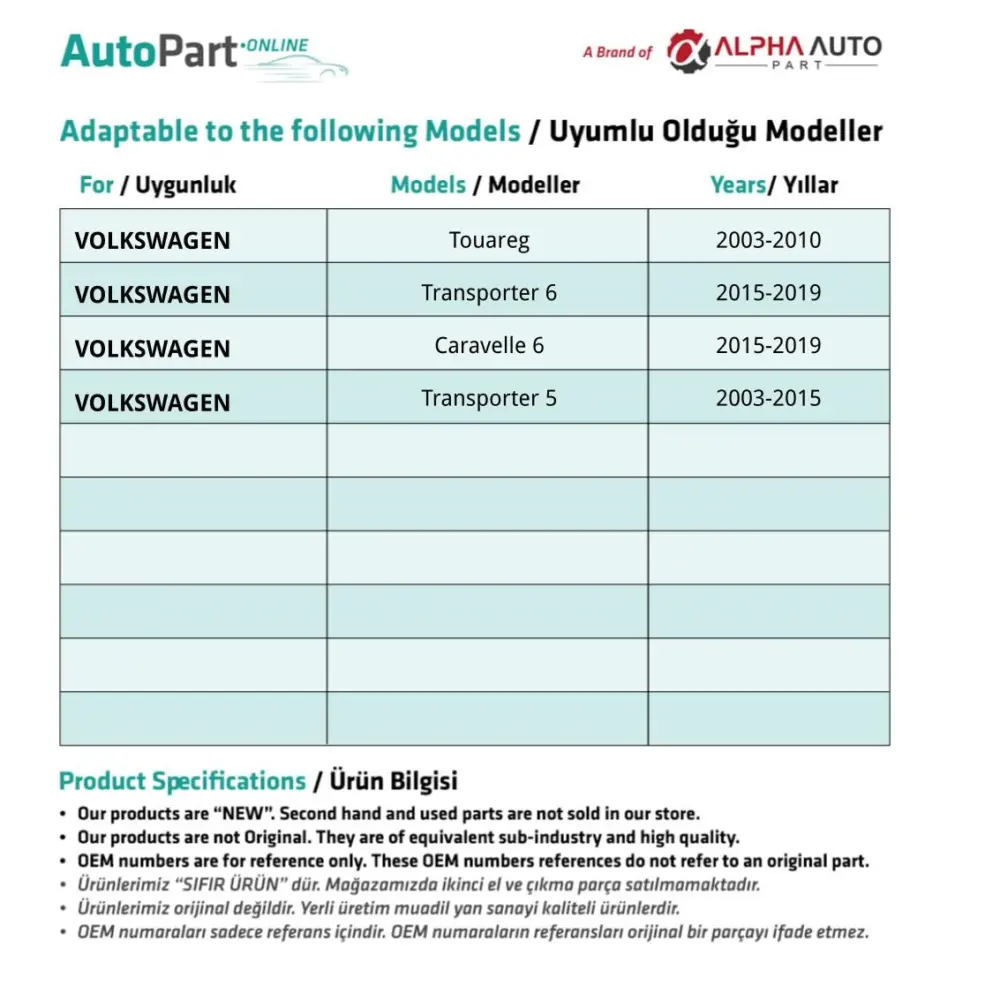 Clip di Rivestimento 10 Pezzi per Volkswagen